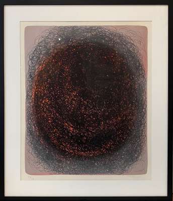 L1-1963 Ringel Univers (Farblithographie) - Anna-Eva BERGMAN