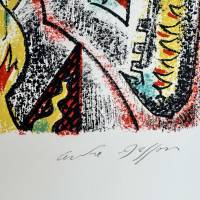 Ballet d'insectes (Farblithographie) — André MASSON — Detail der Signatur