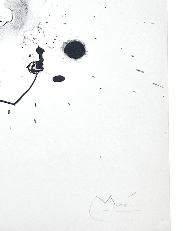 Série II, noir (Lithographie) - Joan  MIRO