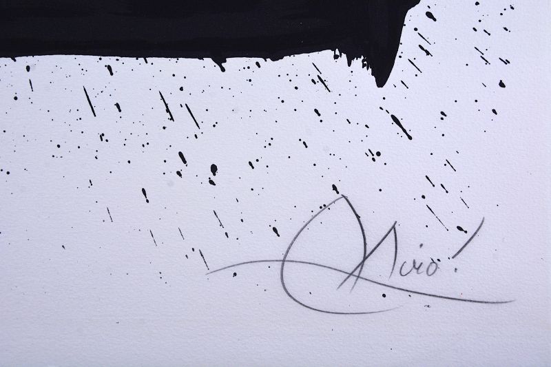 Mangeur de foudre I (Lithographie) - Joan  MIRO