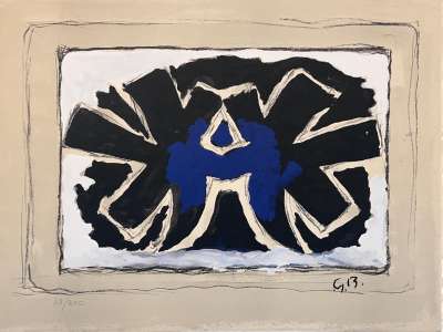 Deux Oiseaux (Pour Saint-Gall) (Lithographie) - Georges BRAQUE