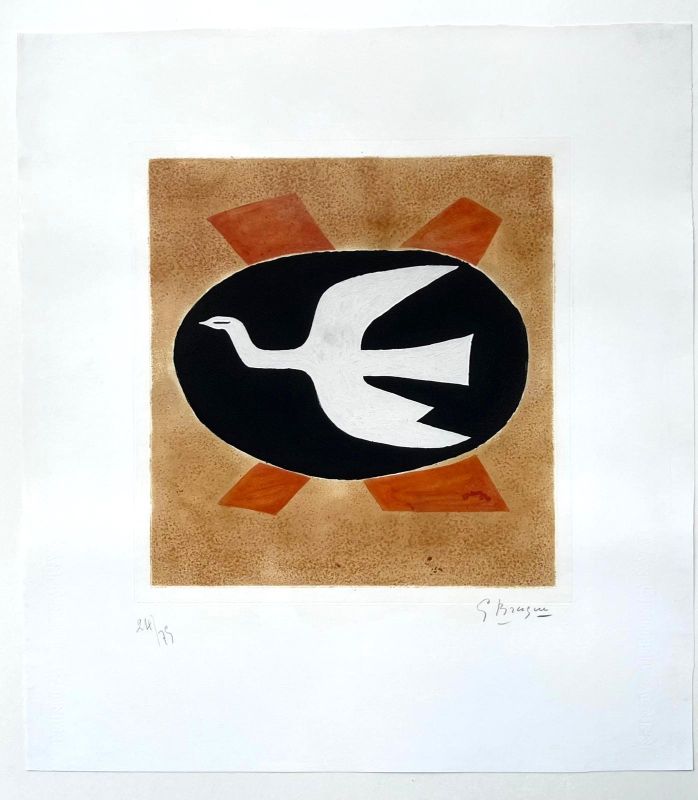 L'oiseau de feu (Oiseau XIII) (Radierung) - Georges BRAQUE