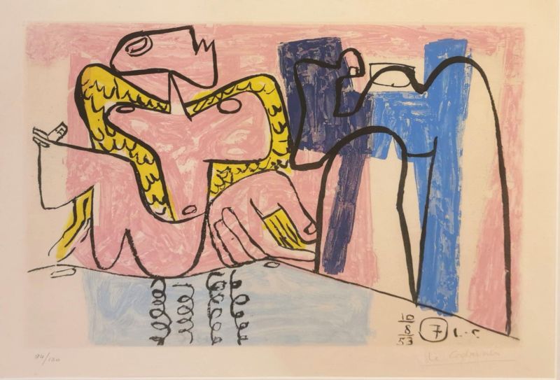 Unité, Planche n°7 (Eau-forte et aquatinte) -  LE CORBUSIER
