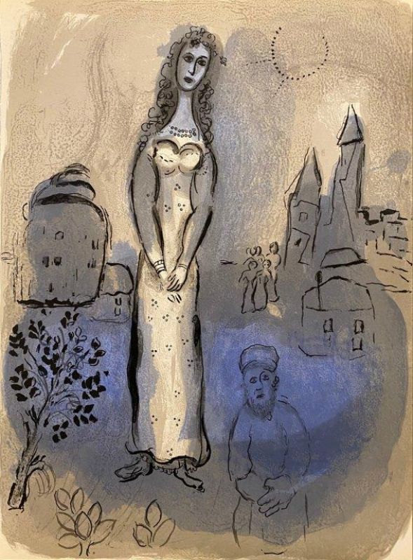 Esther (Lithograph) - Marc CHAGALL