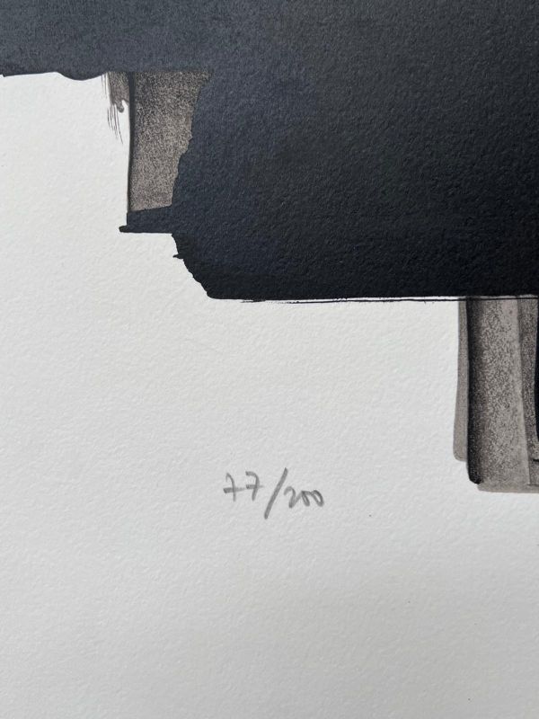 Lithographie n°3 (Litografía) - Pierre  SOULAGES