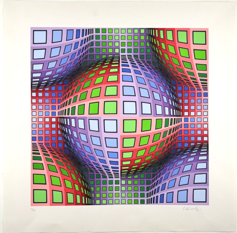 Lava (Siebdruck) - Victor  VASARELY