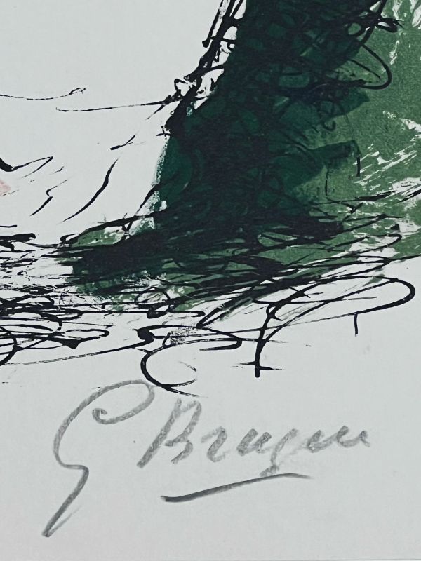 Le Bouquet (Litografía) - Georges BRAQUE