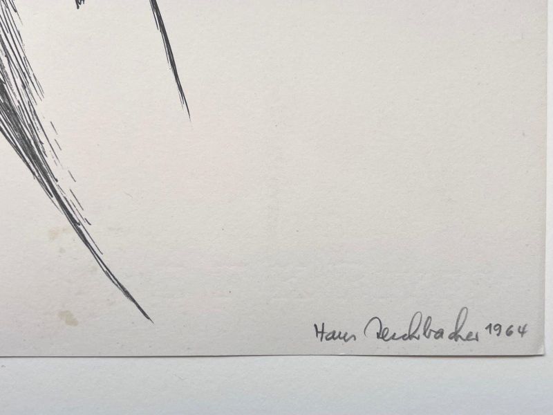 Hans Aeschbacher (1906-1980) // Sans titre (Lithograph) -  Artistes Divers