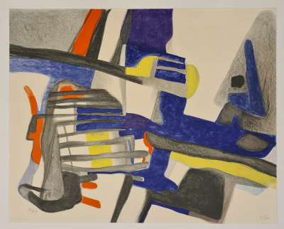 Matinailles (Lithographie) - Maurice ESTEVE