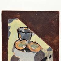 Nature Morte Oblique (Eau-forte et aquatinte) — Georges BRAQUE — Vue avant