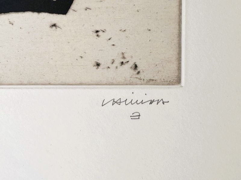 Continuation III (Radierung) - Eduardo CHILLIDA