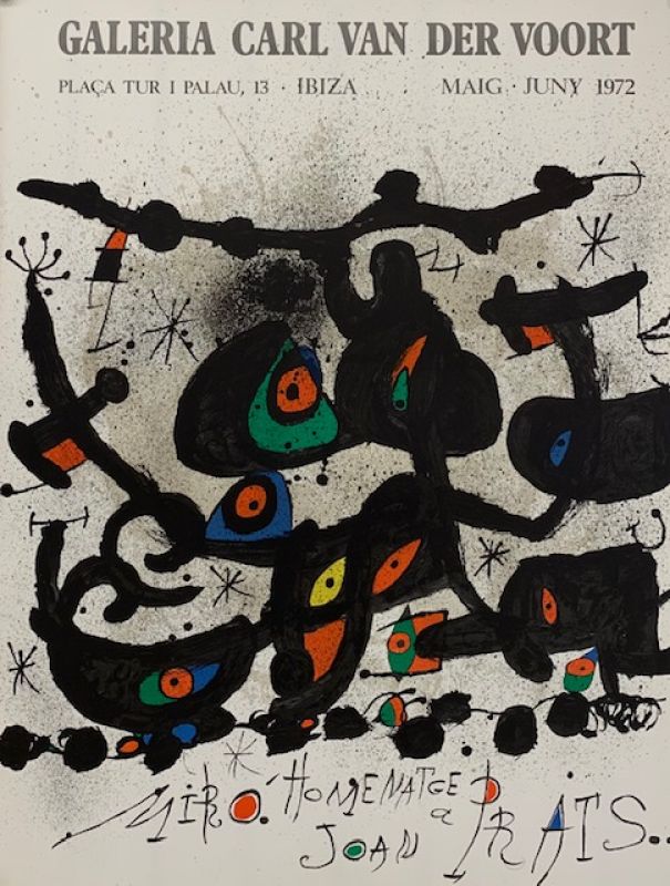 Exposicion "Homenatge a Joan Prats" (Póster) - Joan  MIRO