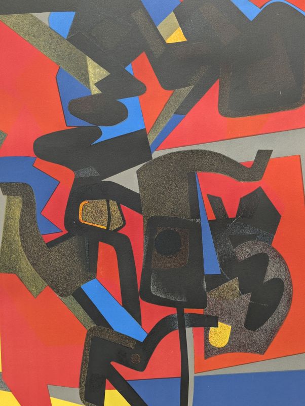 Java vrill&eacute;e (Farblithographie) - Maurice ESTEVE