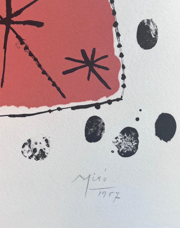 Exposition à la Galerie Matarasso, Nice, 1957 (Litografía) - Joan  MIRO