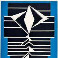Les années Cinquante (Sérigraphie) — Victor VASARELY — Zoom détail