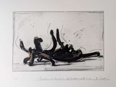 Random Combination of Indeterminate Lines IV (Grabado) - Bernar VENET