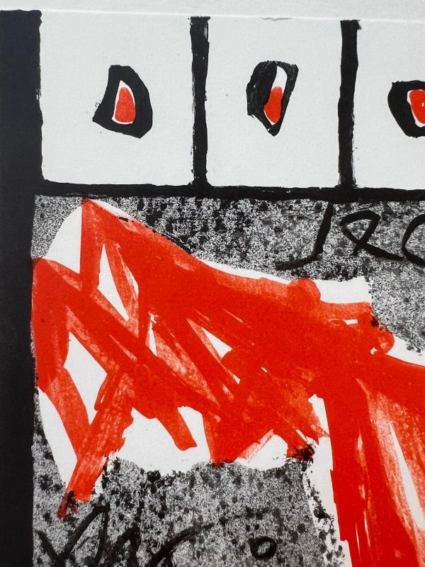 Marcel Janco  // Hommage &agrave; Hans Arp (Farblithographie) -  Artistes Divers