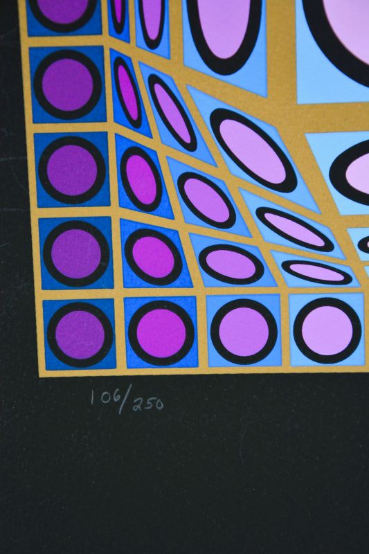 Microcosmos (Silkscreen) - Victor  VASARELY