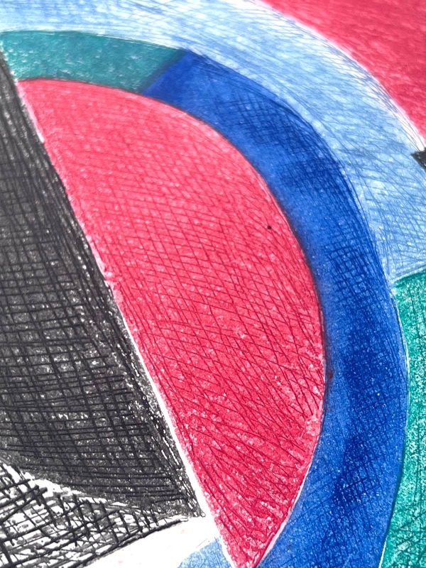 Avec moi-même (Radierung und Aquatinta) - Sonia DELAUNAY