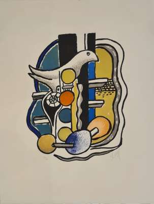 The Dove (Lithograph) - Fernand LEGER