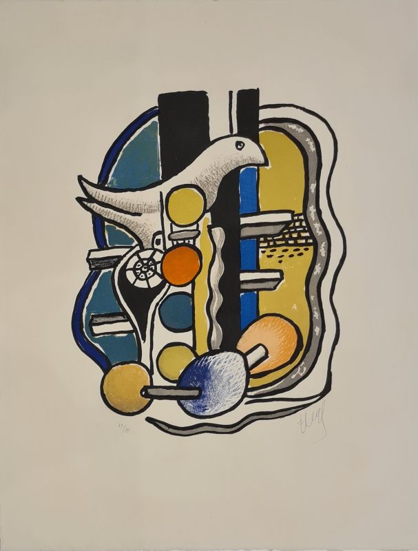 La Colombe (Lithographie) - Fernand LEGER