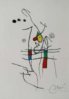 La Spirale (Eau-forte et aquatinte) - Joan  MIRO
