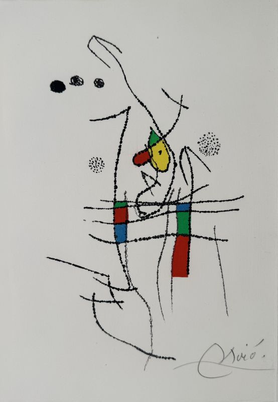 La Spirale (Radierung und Aquatinta) - Joan  MIRO
