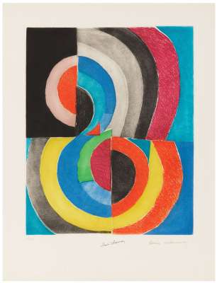 Plougastel (Eau-forte et aquatinte) - Sonia DELAUNAY