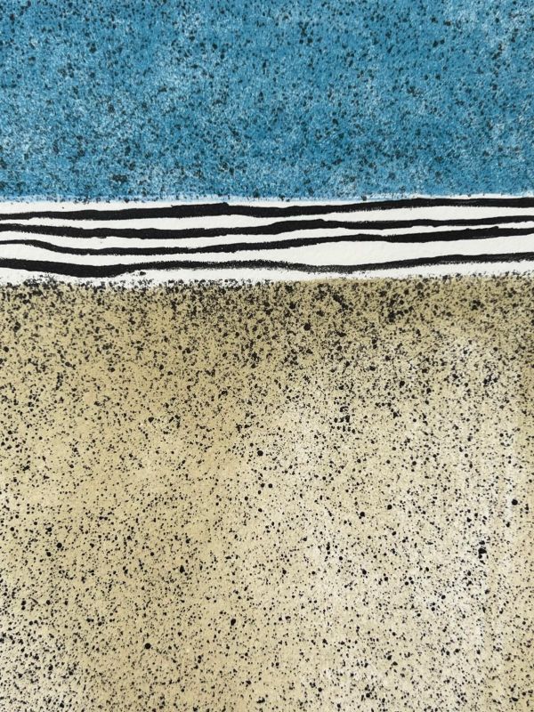Homage to Hans Arp (Lithograph) - Giuseppe  SANTOMASO