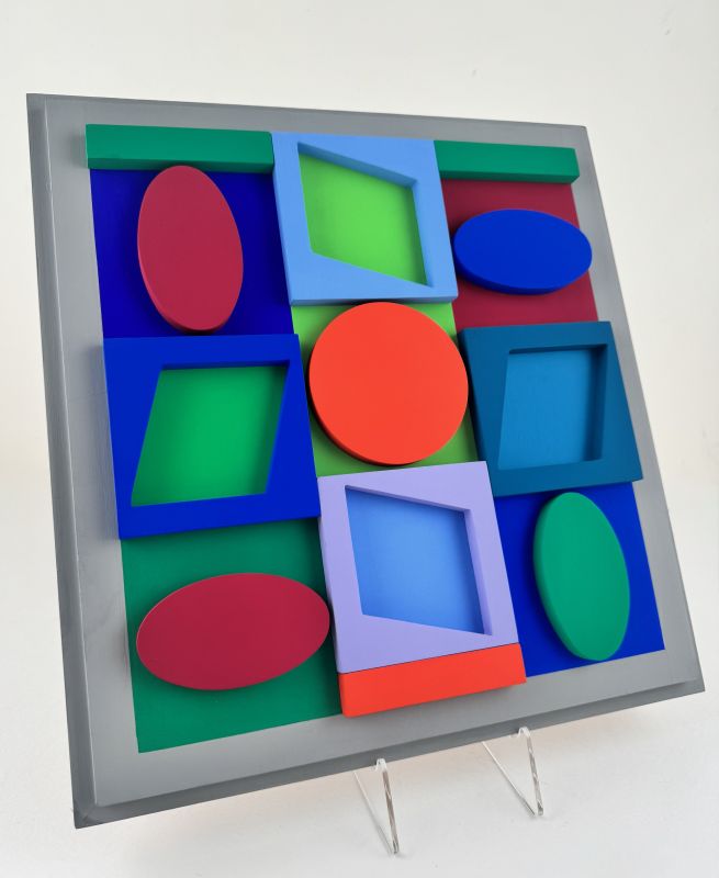 Turkiz positif (Skulptur) - Victor  VASARELY