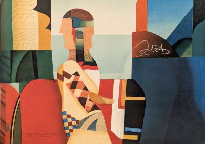 Concerto en jaune (Eau-forte et carborundum) - Max PAPART
