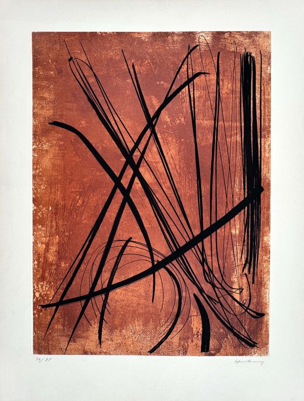 G 19 (Eau-forte et aquatinte) - Hans HARTUNG