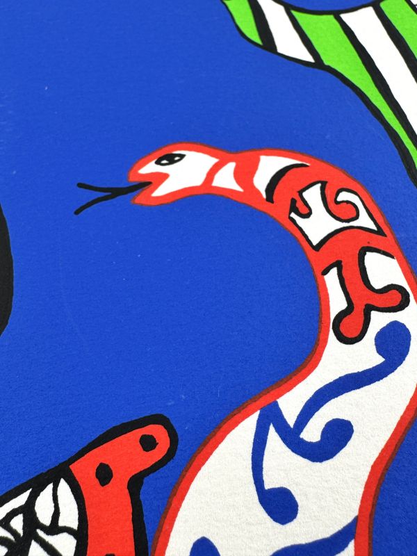 Le Sida est l&agrave;&hellip; pr&eacute;servons-nous (Sérigraphie) - Niki DE SAINT PHALLE