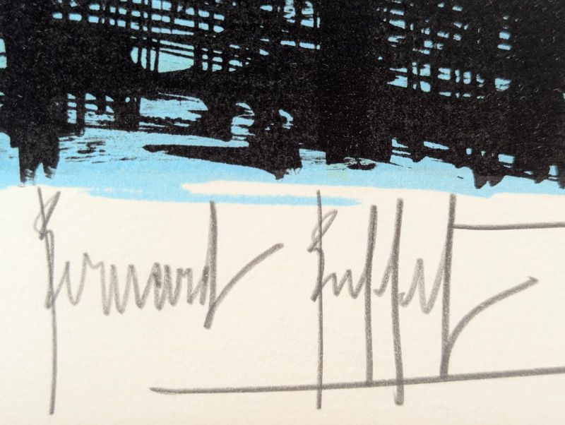 Le Palais des Doges (Lithographie) - Bernard BUFFET