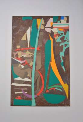 Journal d'un fou (Lithograph) - André LANSKOY