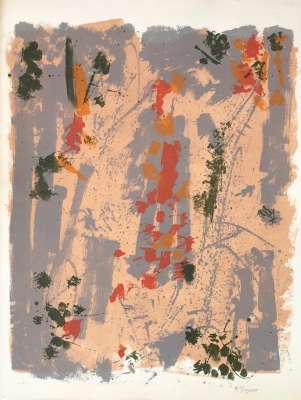 Cerf-volant (Lithographie) - Camille BRYEN