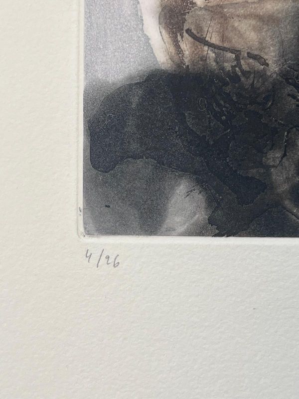 L'étang (Eau-forte) - Wou-ki  ZAO