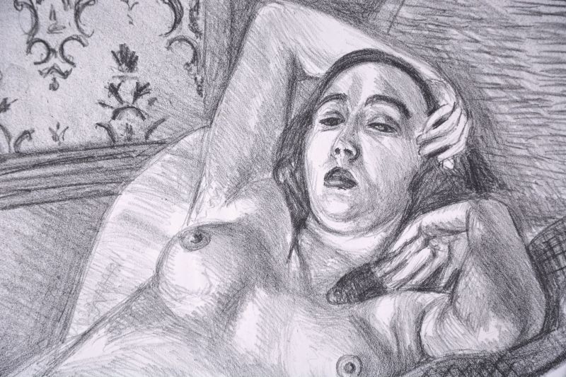 The Model's Rest (Lithograph) - Henri  MATISSE