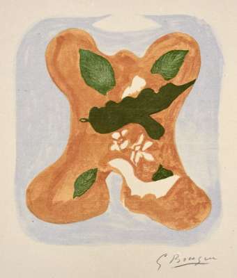 Descent into hell - plate 2 (Lithograph) - Georges BRAQUE