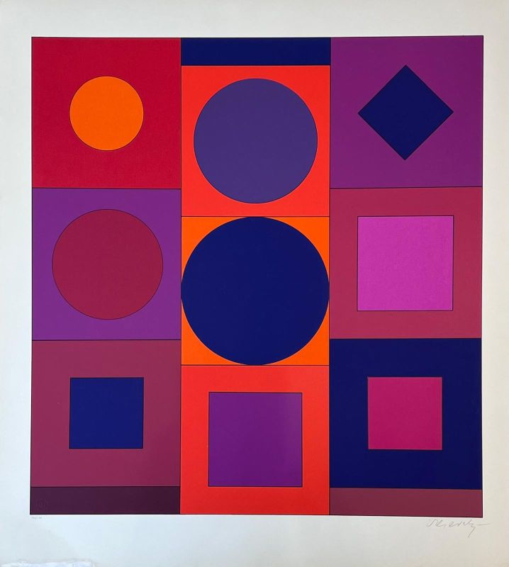 Granat (Silksreen) - Victor  VASARELY