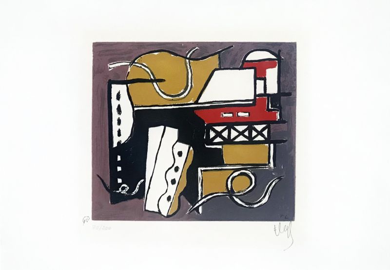 Construction (Serigrafía) - Fernand LEGER