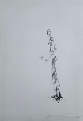 Standing Man (Lithograph) - Alberto GIACOMETTI