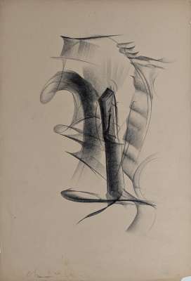 Sans titre (Fusain (moderne)) - Jean-Gabriel CHAUVIN