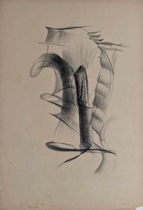 Sans titre (Fusain (moderne)) - Jean-Gabriel CHAUVIN