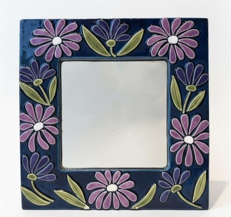 Miroir carré (Keramik) - Mithé ESPELT