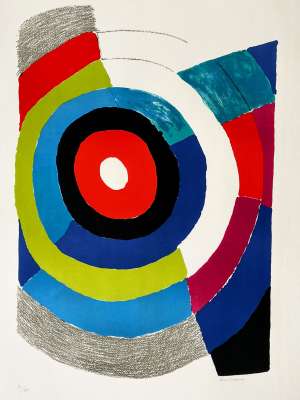 Cible (Lithograph) - Sonia DELAUNAY