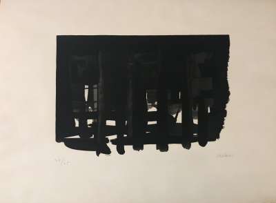 Lithographie n°16 (Lithographie) - Pierre  SOULAGES