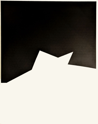 Composition Aile noire (Lithographie) - Emile GILIOLI