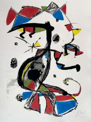Festa Major (Lithographie) - Joan  MIRO