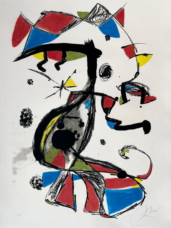 Festa Major (Lithographie) - Joan  MIRO